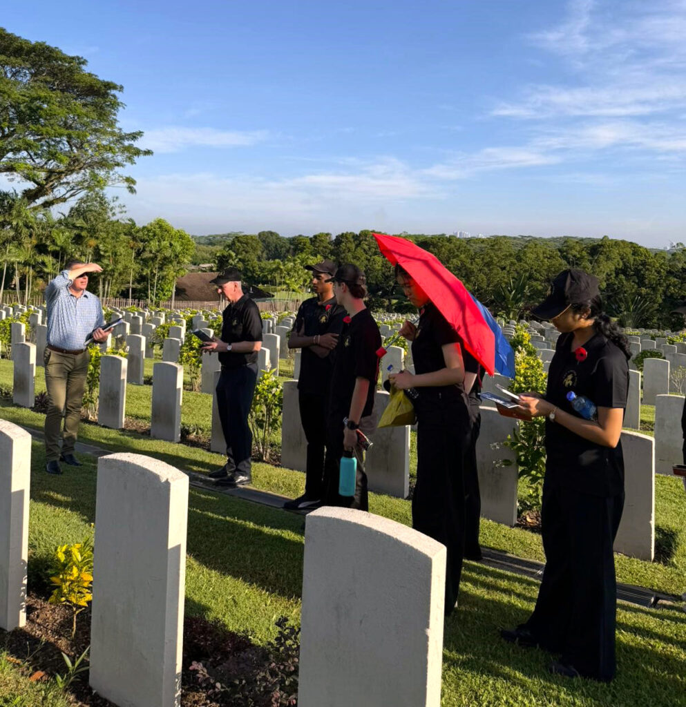 Simpson Prize 2026 - with Micheal Kelly, AWM Singapore State Cemetry & Kranji War Memorial