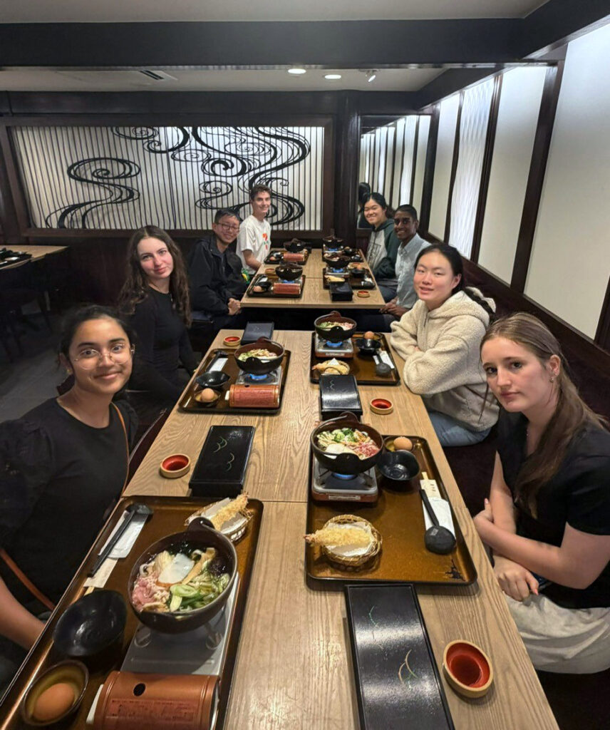 Simpson Prize 2026 - winning students enjoy Tokyo culture